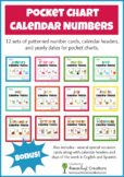 Yearly Pocket Chart Calendar Cards