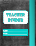 Yearly Teacher Binder