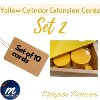 Preview of Yellow Cylinder Extension Control Cards Set 2 - Print & Go!