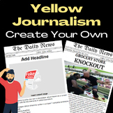 Yellow Journalism Activity┃Create Your Own News Story┃U.S.