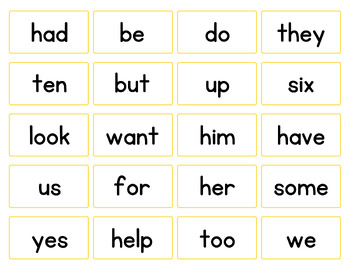 Yellow Rainbow Words - HMH by KellyB Teaching | TPT