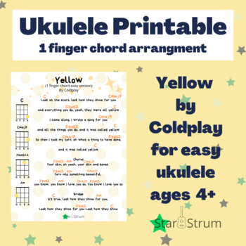 by Coldplay - Easy Ukulele by StarStrum TPT