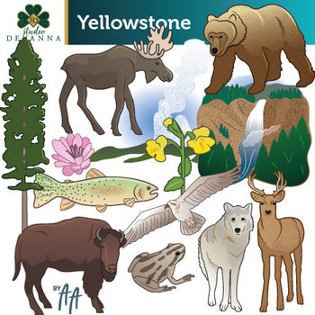Preview of Yellowstone Clip Art