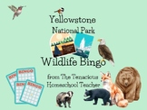 Yellowstone NP Wildlife Bingo Classroom Set
