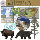 Yellowstone National Park Clip Art Set