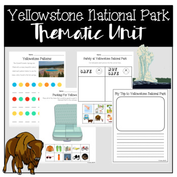 Preview of Yellowstone National Park Thematic Unit
