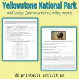 Yellowstone National Park - Word Searches, Internet Activi