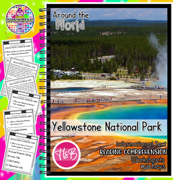 Preview of Yellowstone National Park |Worksheets + BOOM Cards |Social Studies|Geography