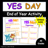 Yes Day Printable Activity | End of the School Year Activi