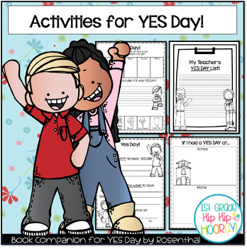 Preview of Book Companion for Yes Day with Activities and Comprehension