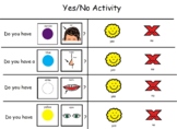 Yes/No Body Part Activity