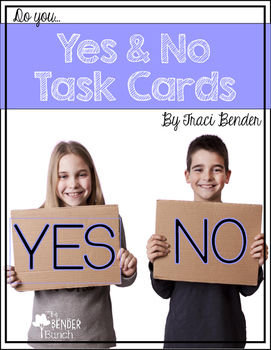 Preview of Yes/No Question Task Cards {Do you...}