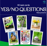Yes/No Questions - 80 Cards with Real Pictures+Answers+tra