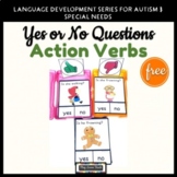 Yes No Questions Action Verbs FREE