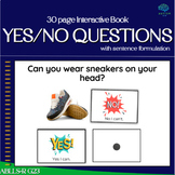 Yes/No Questions -Interactive Book to Practice Sentence Fo
