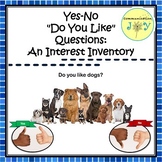 Yes/No Questions Interest Inventory