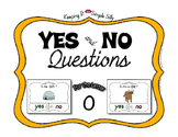 Yes No Questions with Visuals ~ Letter O Sound / Sight Rec