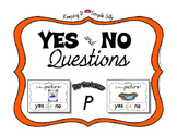 Yes No Questions with Visuals ~ Letter P Sound / Sight Rec