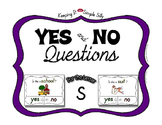 Yes No Questions with Visuals ~ Letter S Sound / Sight Rec