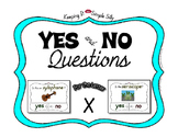 Yes No Questions with Visuals ~ Letter X Sound / Sight Rec