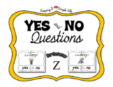 Yes No Questions with Visuals ~ Letter Z Sound / Sight Rec