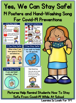 Preview of Yes, We Can Stay Safe! 15Posters & 1 Song Act as Helpful Reminders For Covid-19