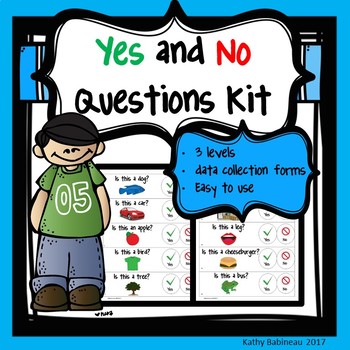 Preview of Yes and No Questions Worksheets