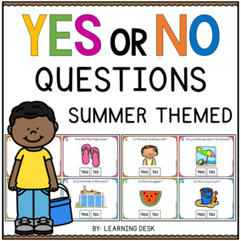 Yes No Questions Speech Therapy-Distance Learning Packet Special Education