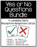 Yes or No Questions Leveled Bundle | SLP | ABA | Expressiv