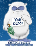 Yeti Cards– Letters, Words and Numbers