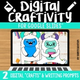 Yeti Craft Winter Technology Activity and Writing Prompts 