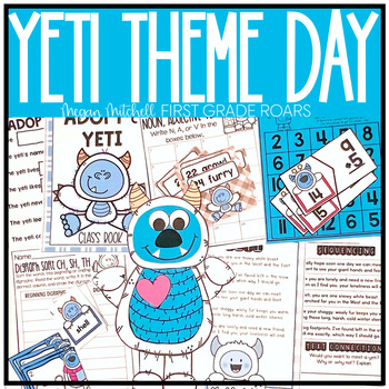 Preview of Yeti Day Winter Theme Day Activities