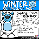 Easy Readers Yeti Winter Counting, Colors, Prepositions