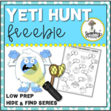 Yeti Hunt FREEBIE - Winter Articulation Activities