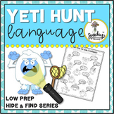 Yeti Hunt - Speech Therapy Language - Pronouns, Wh Questio