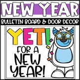 Yeti New Year Bulletin Board or Door Decoration