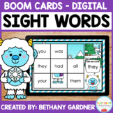 Yeti Sight Words - Boom Cards - Distance Learning - Digital