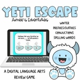 Yeti Themed Digital Escape Room | Language Arts | Winter Activity