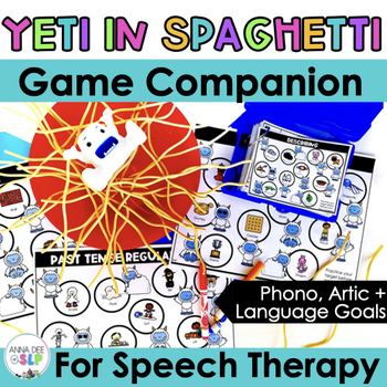 Yeti Spaghetti Digital Editable Speech Game for Teletherapy or iPad - The  Simply Speaking Club