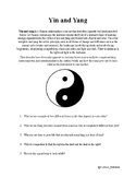 Ancient China: Yin and Yang Reading and Drawing Project