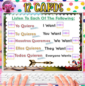 Preview of Yo Puedo Identificar Frases: "Yo Quiero" | I Can Translate Phrases: " I Want"