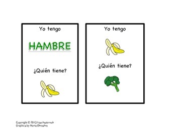Spanish Places Location Vocabulary Game  Yo Tengo, Quién tiene I have, who  has? - Classful