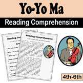 Yo-Yo Ma Reading Comprehension for 4th/6th Grade | AAPI He