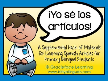 Preview of ¡Yo sé los artículos!  Supplemental Materials to Learn Spanish Articles