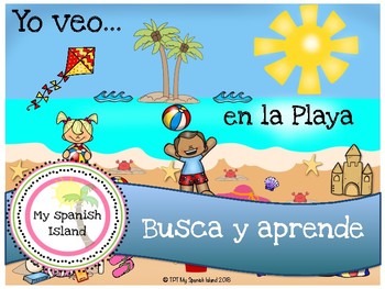 Preview of Yo veo ... en la playa ~ I spy..... at the beach