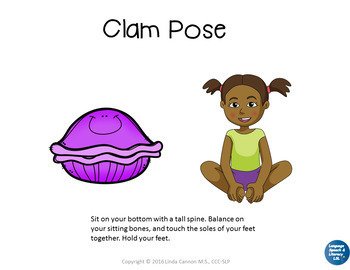 Yoga Poses for Kids with Ocean Animals - Social Emotional Learning SEL