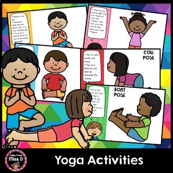 Yoga Activities - Indoor Workout, Indoor Recess by Tales From Miss D