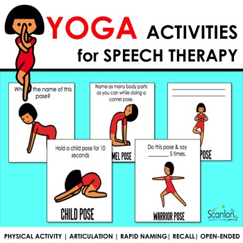 Preview of Yoga Activities for Speech Therapy