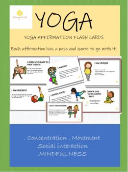 Preview of Yoga Affirmation Cards
