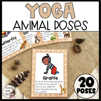 Preview of Yoga Animal Poses | Cards and Posters